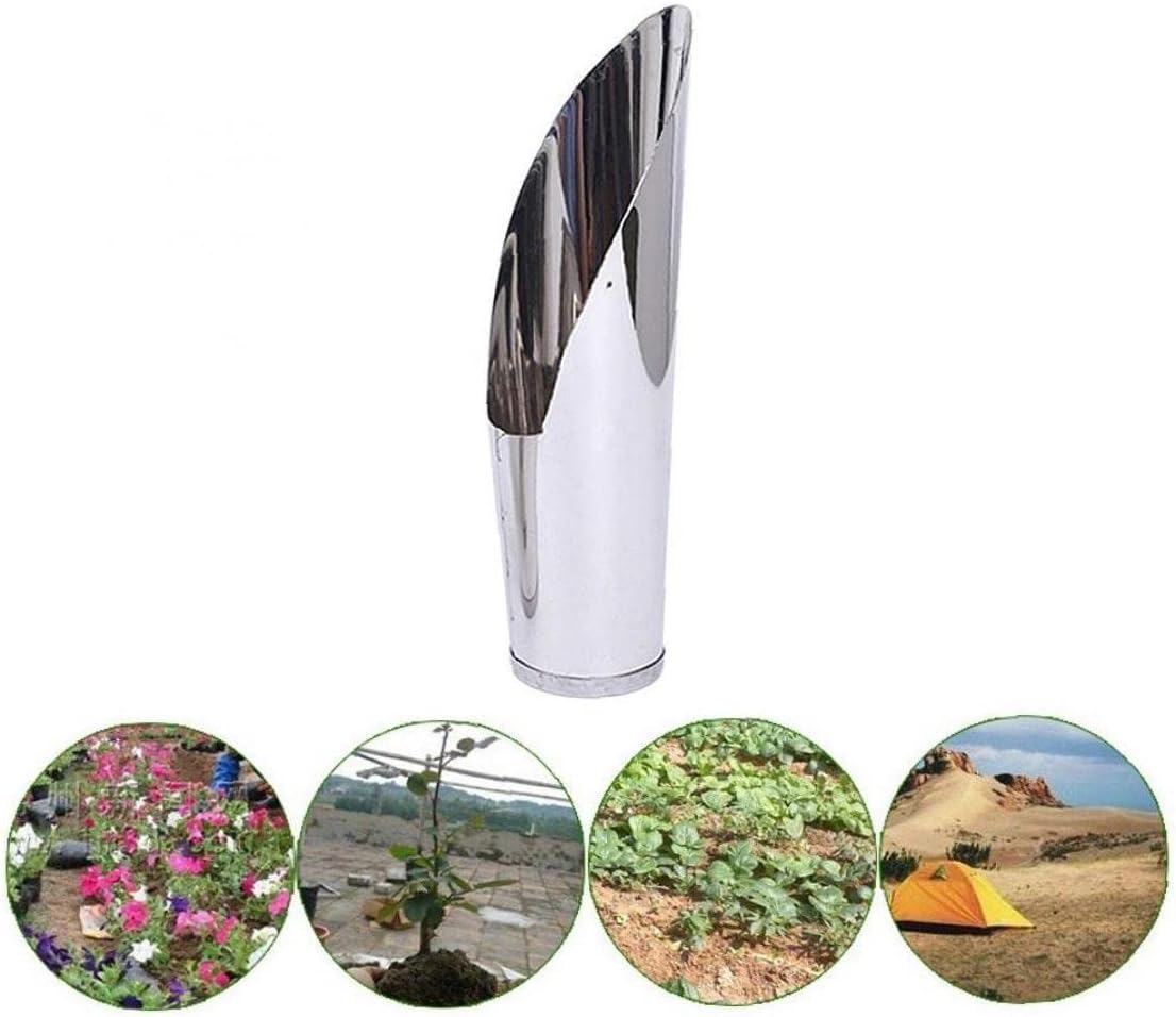 Siopsrl| Stainless Steel Scoop for Potting Soil – Robust Planting Scoop for Garden and Balcony