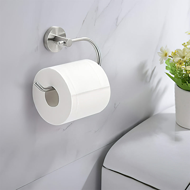 Siopsrl| Metal Simple Bathroom Accessories as a Single Piece or in a Set in Silver