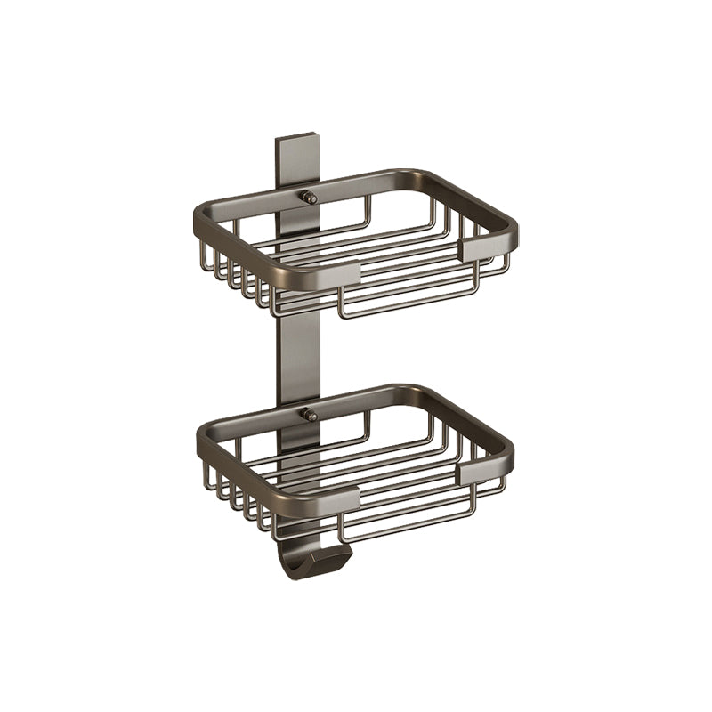 Siopsrl| Modern Bathroom Accessory Set Shelf Black/Silver/Grey Bathroom Accessories Set