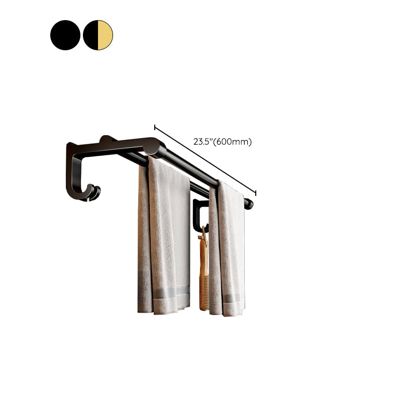 Siopsrl| Modern black bath accessory set towel bar bathroom accessory set