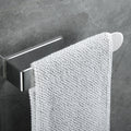 Siopsrl| Modern Towel Ring Bathroom Hardware Set Stainless Steel/Black Bath Hardware Set