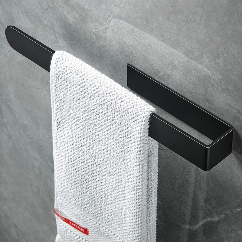 Siopsrl| Modern Towel Ring Bathroom Hardware Set Stainless Steel/Black Bath Hardware Set