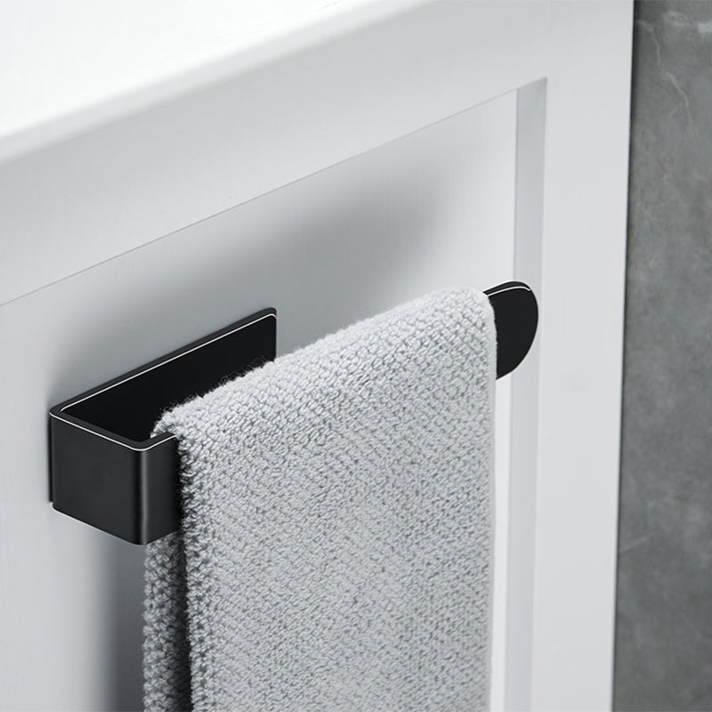 Siopsrl| Modern Towel Ring Bathroom Hardware Set Stainless Steel/Black Bath Hardware Set
