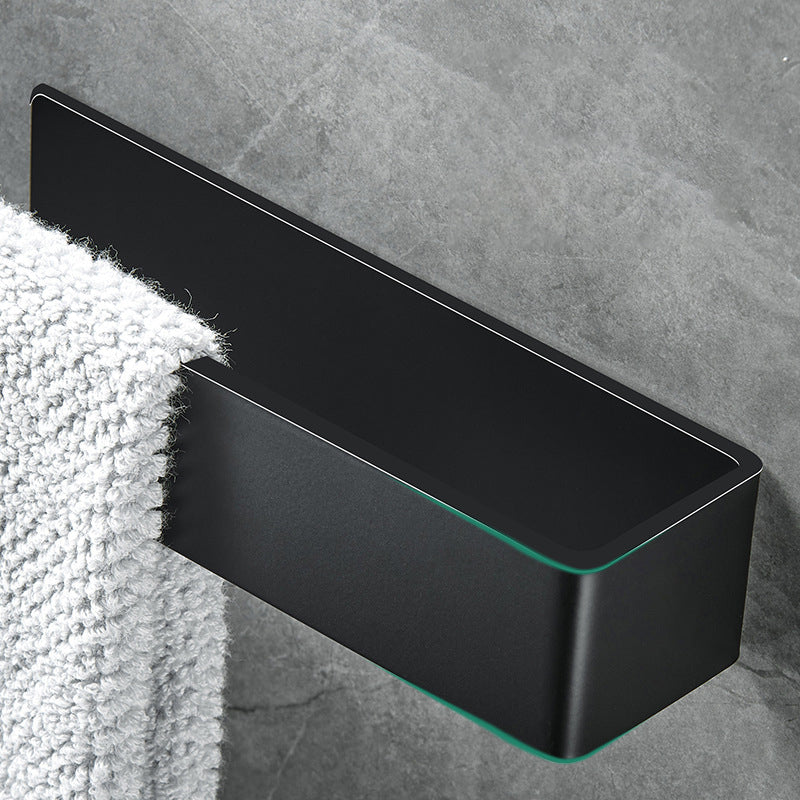 Siopsrl| Modern Towel Ring Bathroom Hardware Set Stainless Steel/Black Bath Hardware Set