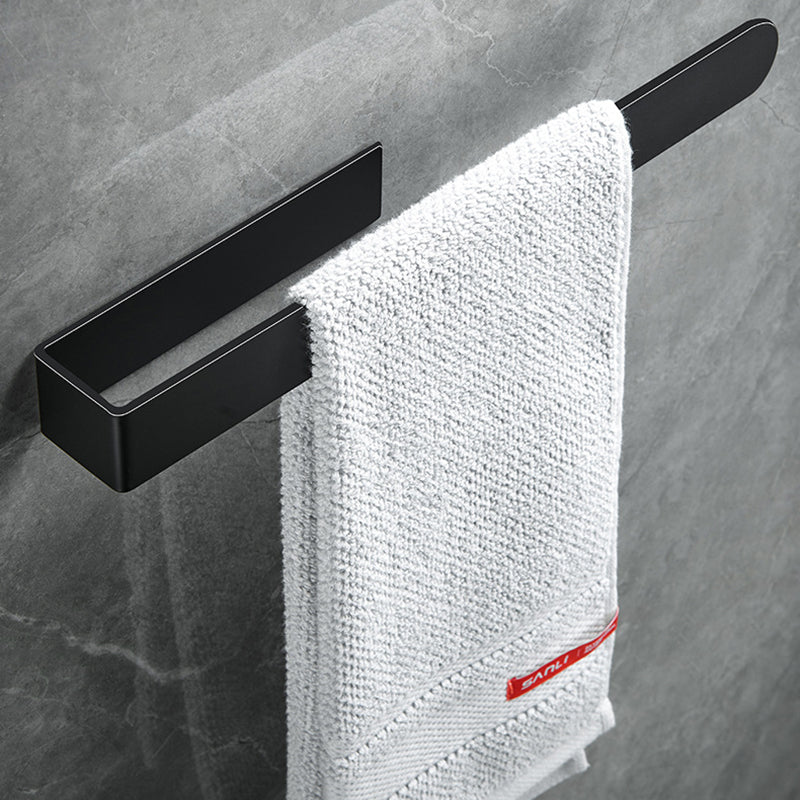 Siopsrl| Modern Towel Ring Bathroom Hardware Set Stainless Steel/Black Bath Hardware Set