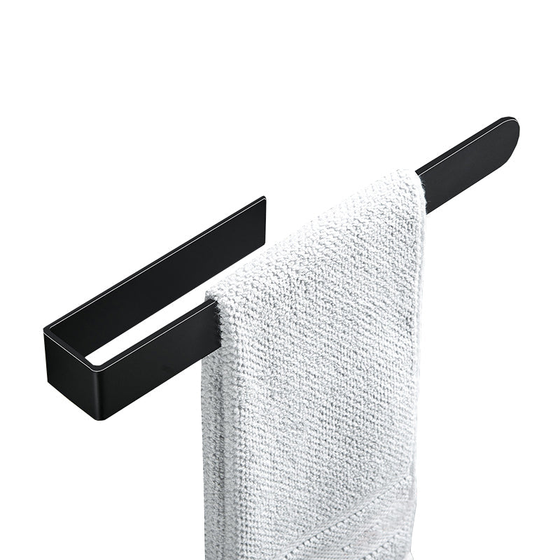 Siopsrl| Modern Towel Ring Bathroom Hardware Set Stainless Steel/Black Bath Hardware Set