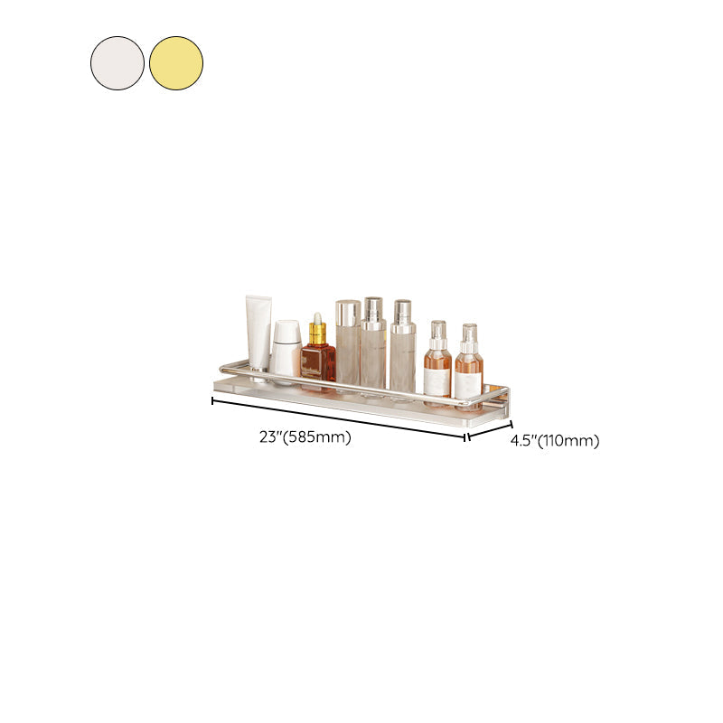 Siopsrl| Modern Silver/Gold Bathroom Hardware Set Bathroom Shelf Bathroom Set
