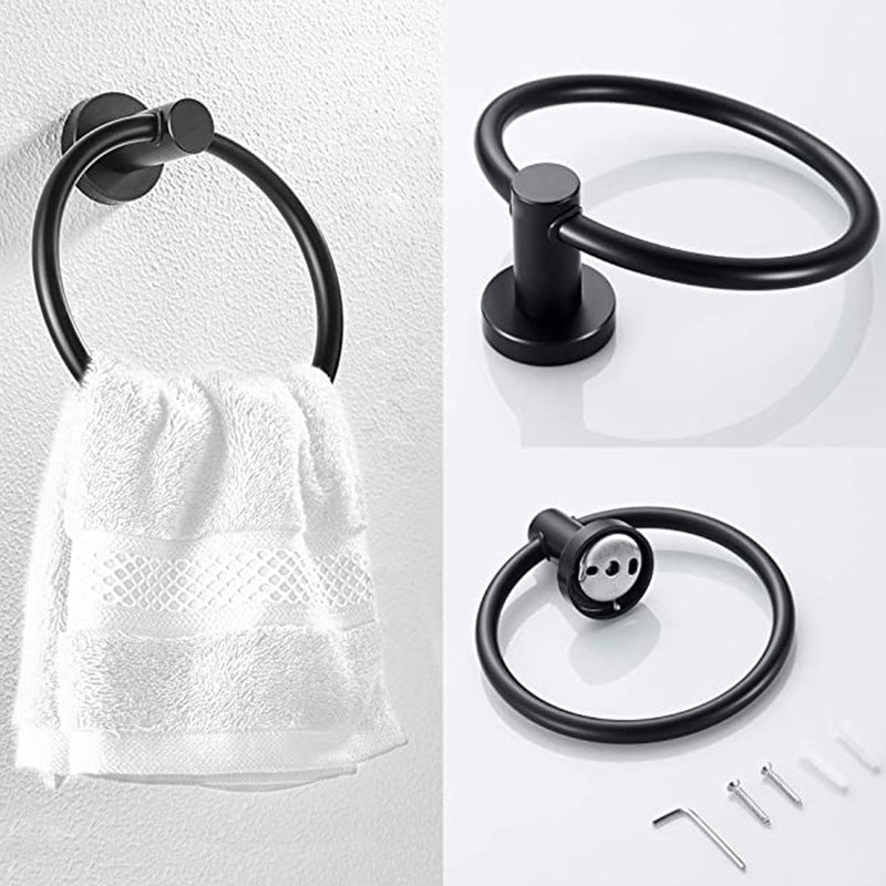Siopsrl| Traditional Bathroom Hardware Accessory Set Towel Ring/Bathrobe Hook/Towel Bar