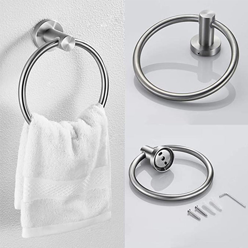 Siopsrl| Traditional Bathroom Hardware Accessory Set Towel Ring/Bathrobe Hook/Towel Bar