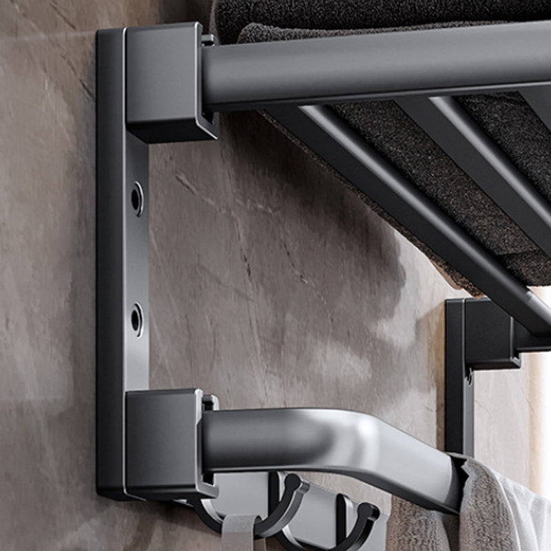 Siopsrl| Modern Bathroom Accessories Hardware Set Gray Towel Bar Bathroom Shelf Bathroom Hardware Set
