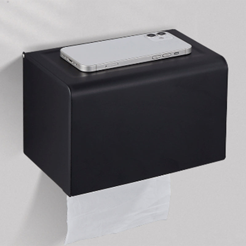 Siopsrl| Modern Bathroom Accessory Set Matte Black/Grey Bathroom Shelf/Towel Holder & Paper Holder
