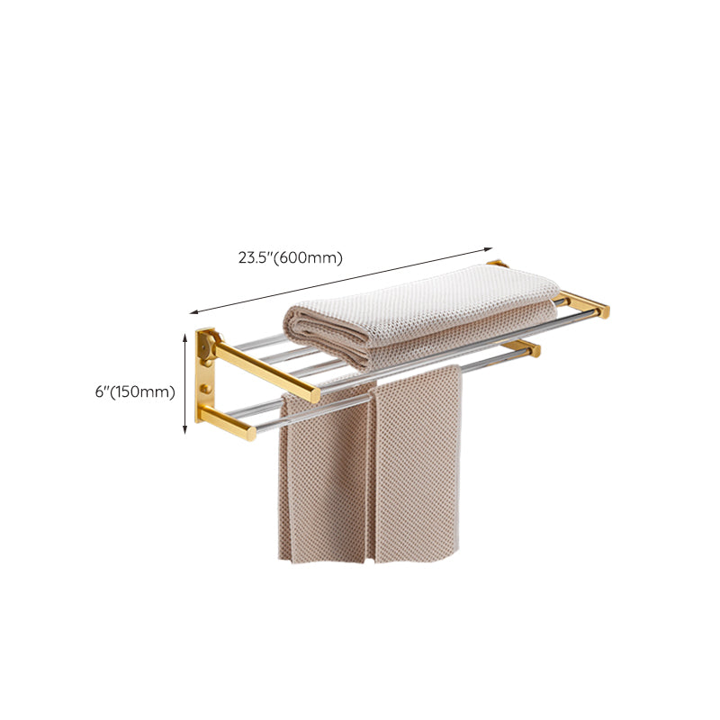 Siopsrl| Modern Bathroom Hardware Towel Rail Bath Shelf Bathroom Accessories Set