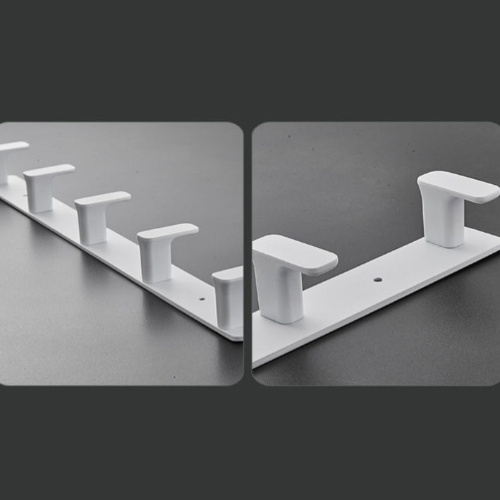 Siopsrl| Modern White Bathroom Hardware Set Towel Rack Bath Shelf Bathroom Hardware Set
