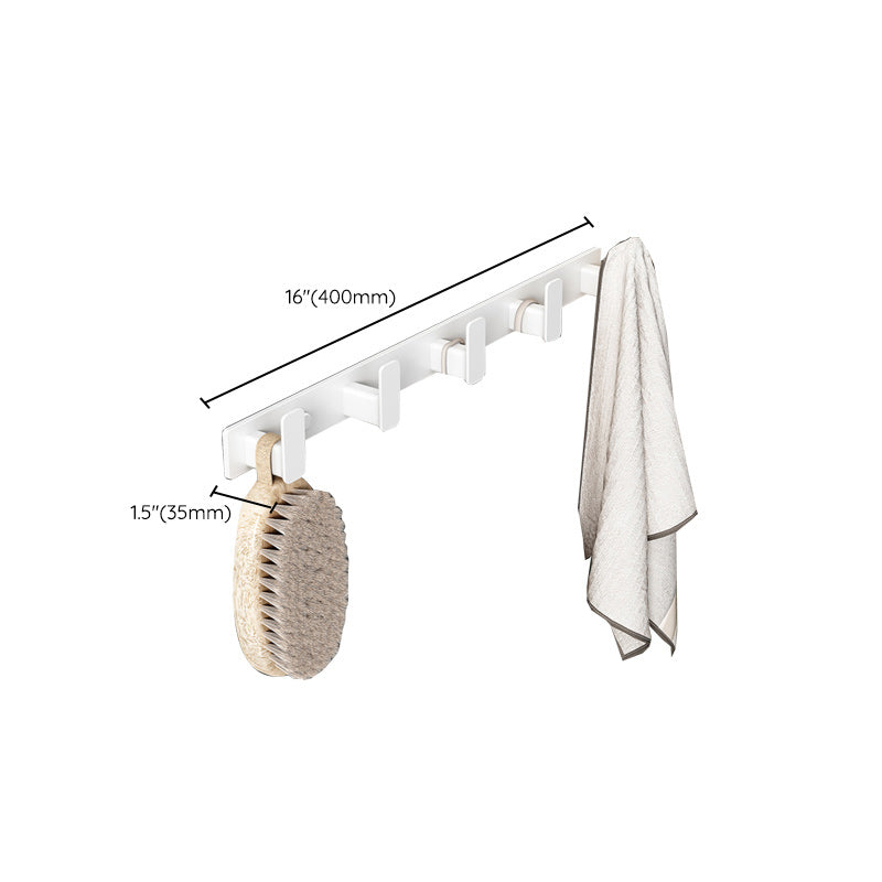 Siopsrl| Modern White Bathroom Hardware Set Towel Rack Bath Shelf Bathroom Hardware Set
