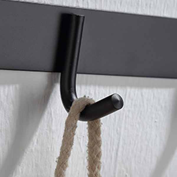 Siopsrl| Modern Bathroom Accessory Set Bath Shelf Towel Holder Matte Black Bath Hardware Set