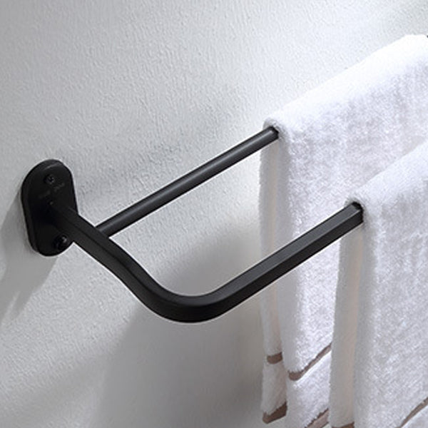 Siopsrl| Modern Bathroom Accessory Set Bath Shelf Towel Holder Matte Black Bath Hardware Set