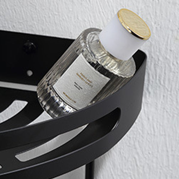 Siopsrl| Modern Bathroom Accessory Set Bath Shelf Towel Holder Matte Black Bath Hardware Set