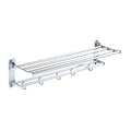 Siopsrl| Silver Contemporary Bathroom Hardware Set Stainless Steel Aluminum Bathroom Set