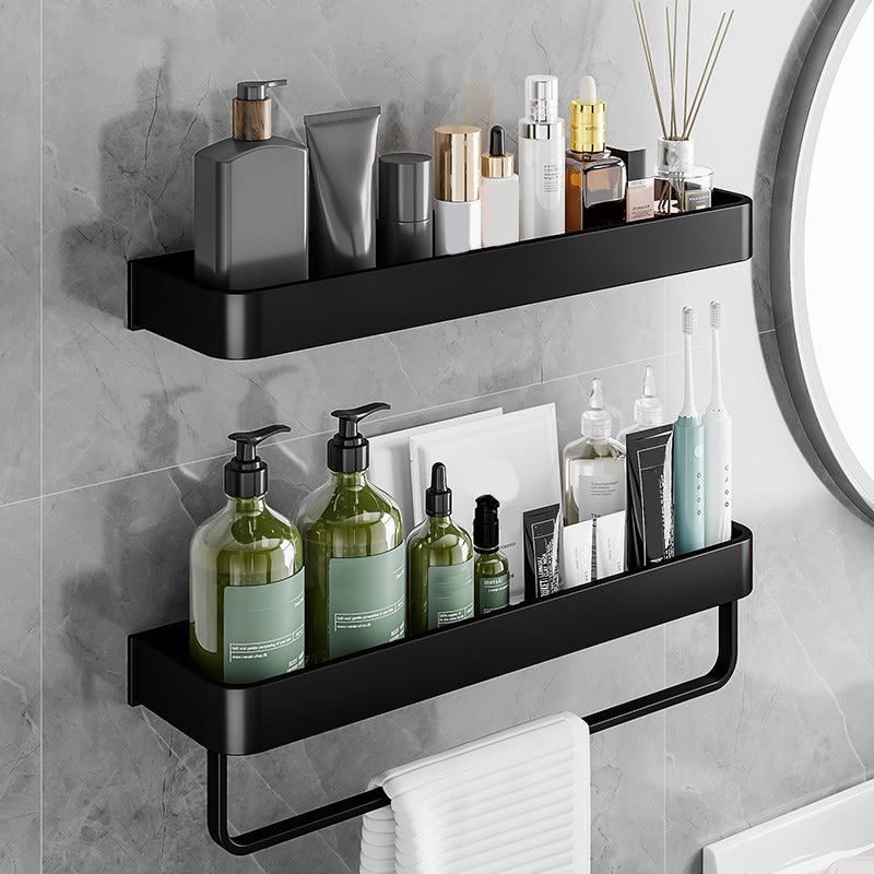 Siopsrl| Contemporary Bathroom Accessories Hardware Set Aluminum Bathroom Shelf