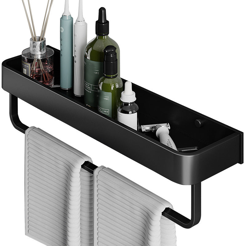 Siopsrl| Contemporary Bathroom Accessories Hardware Set Aluminum Bathroom Shelf
