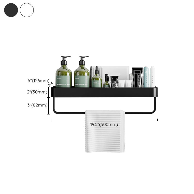 Siopsrl| Contemporary Bathroom Accessories Hardware Set Aluminum Bathroom Shelf