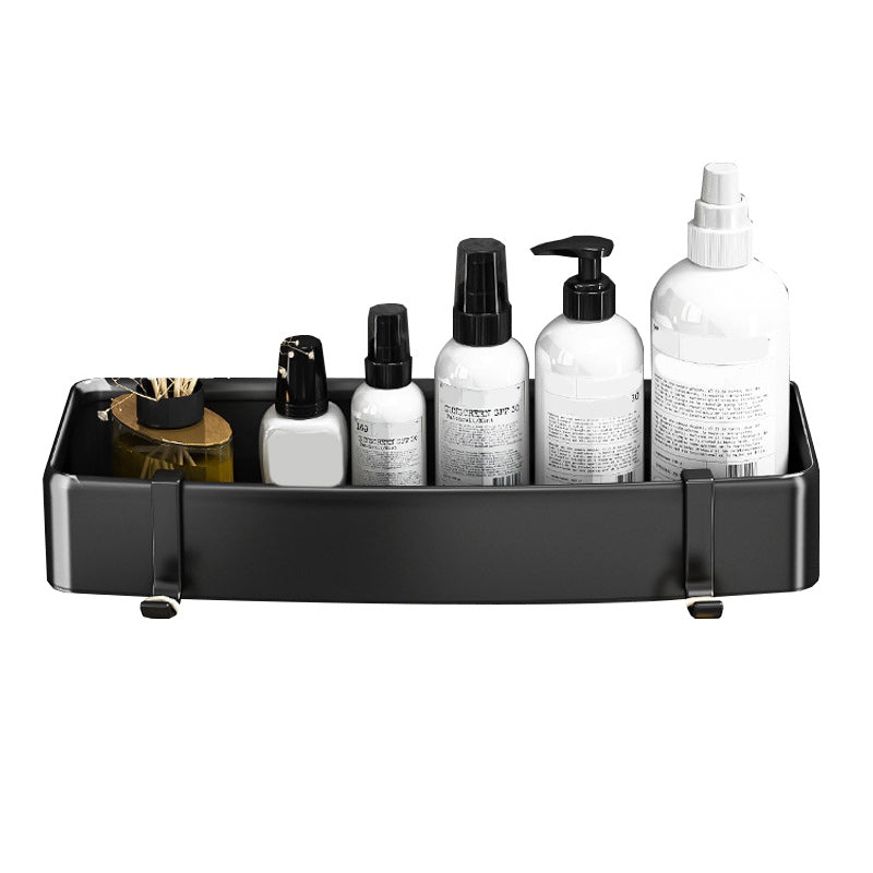 Siopsrl| Modern Black-White Metal Bath Hardware Set Bath Shelf Bathroom Hardware Set