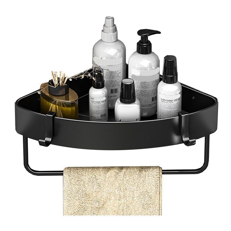 Siopsrl| Modern Black-White Metal Bath Hardware Set Bath Shelf Bathroom Hardware Set
