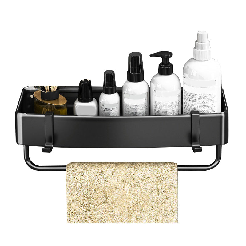 Siopsrl| Modern Black-White Metal Bath Hardware Set Bath Shelf Bathroom Hardware Set