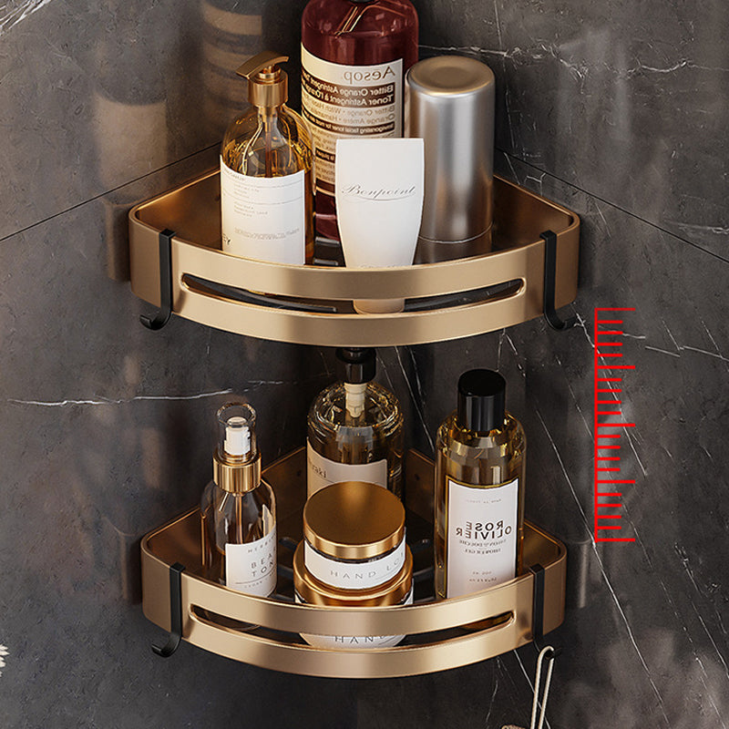 Siopsrl| Black and Brass Bathroom Hardware Set Modern Stainless Steel Bathroom Shelf/Towel Holder/Paper Holder