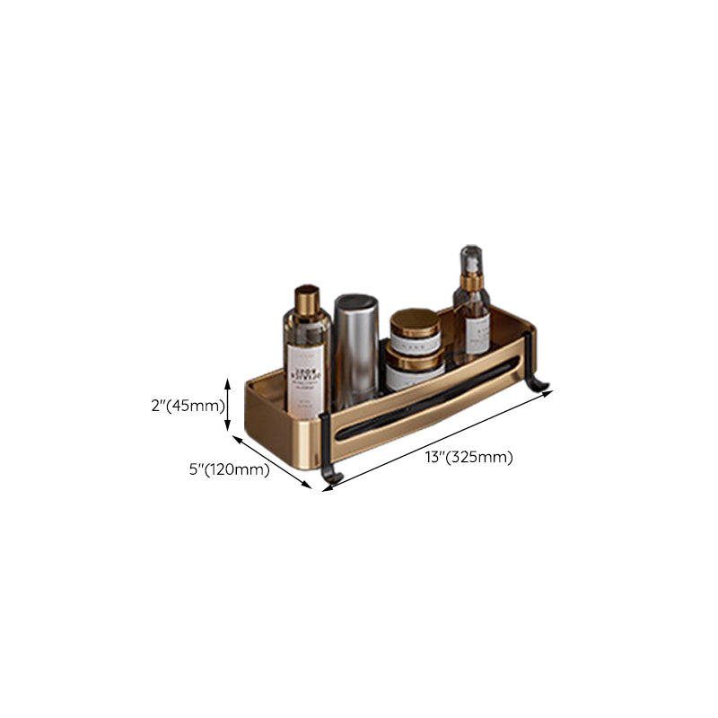 Siopsrl| Black and Brass Bathroom Hardware Set Modern Stainless Steel Bathroom Shelf/Towel Holder/Paper Holder