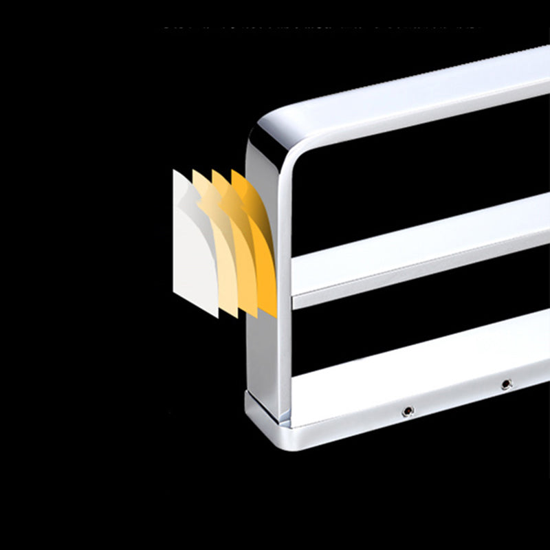 Siopsrl| Chrome brass modern bathroom accessory set with towel bar/ ring/ paper holder & bathrobe hook