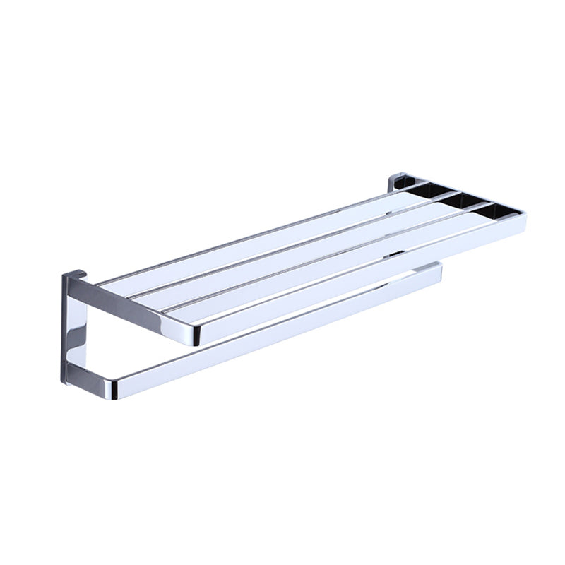 Siopsrl| Chrome brass modern bathroom accessory set with towel bar/ ring/ paper holder & bathrobe hook