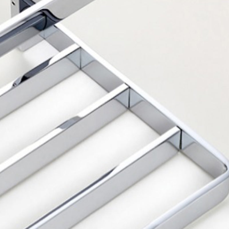 Siopsrl| Chrome brass modern bathroom accessory set with towel bar/ ring/ paper holder & bathrobe hook