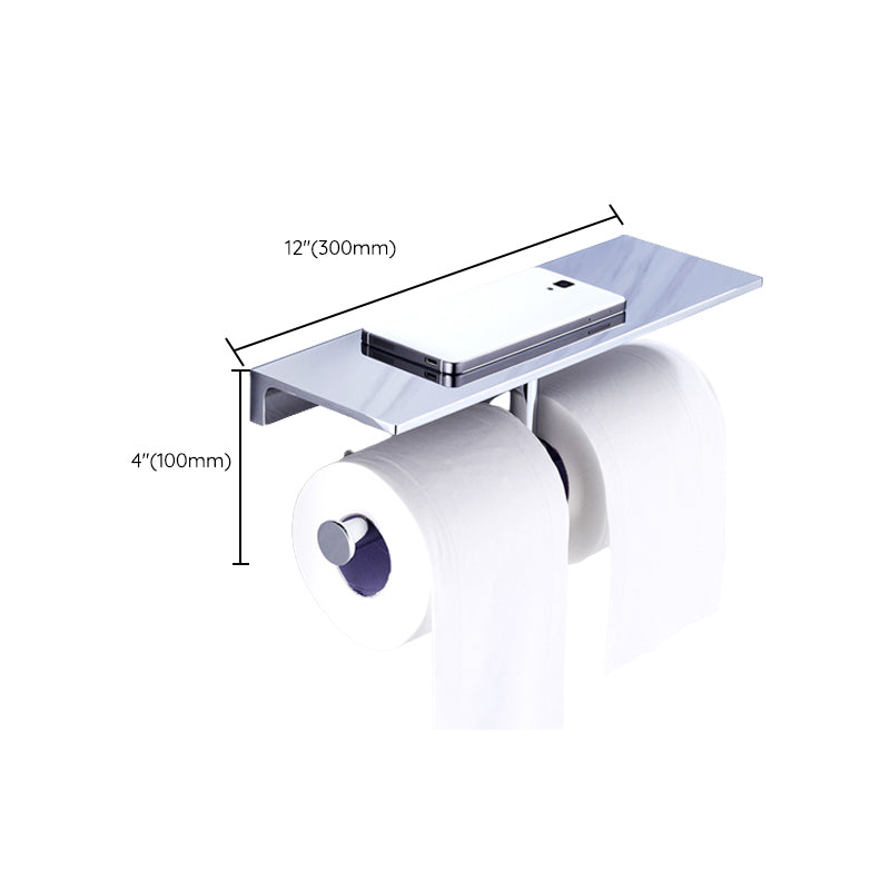 Siopsrl| Chrome brass modern bathroom accessory set with towel bar/ ring/ paper holder & bathrobe hook