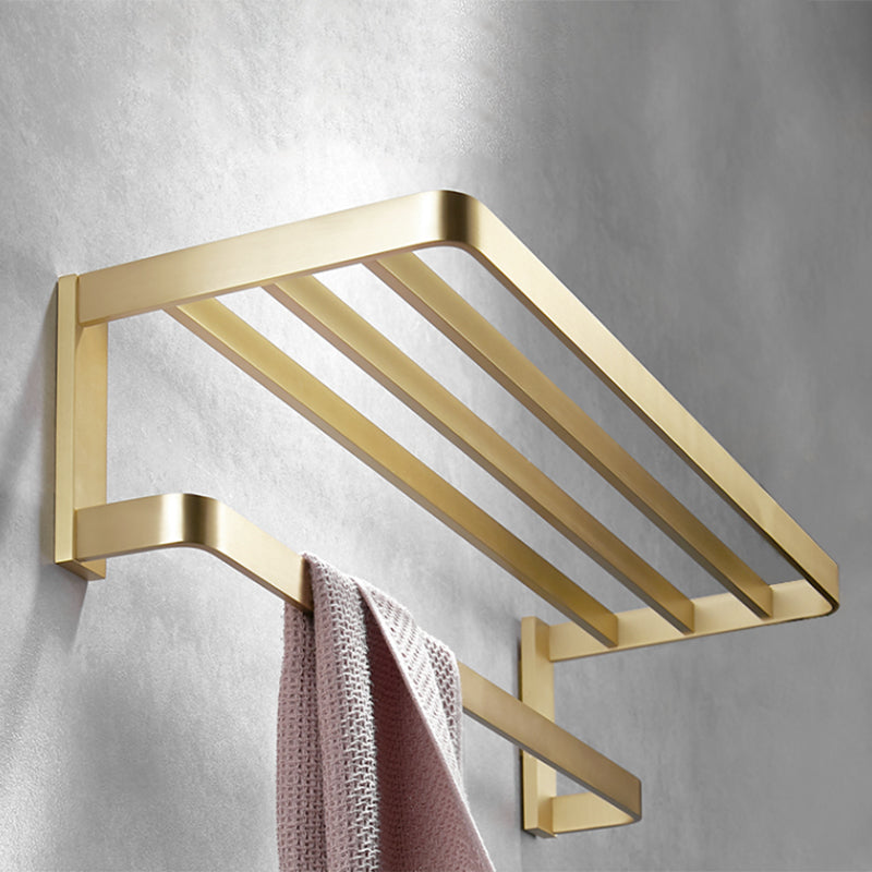 Siopsrl| Brushed Brass Bathroom Hardware Set Retro Golden Bathroom Accessories Set