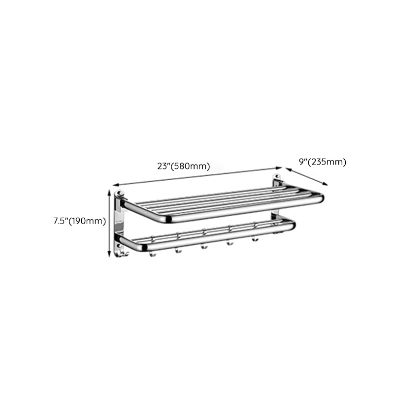 Siopsrl| Modern Stainless Steel Bathroom Shelf Bathroom Accessories Hardware Set