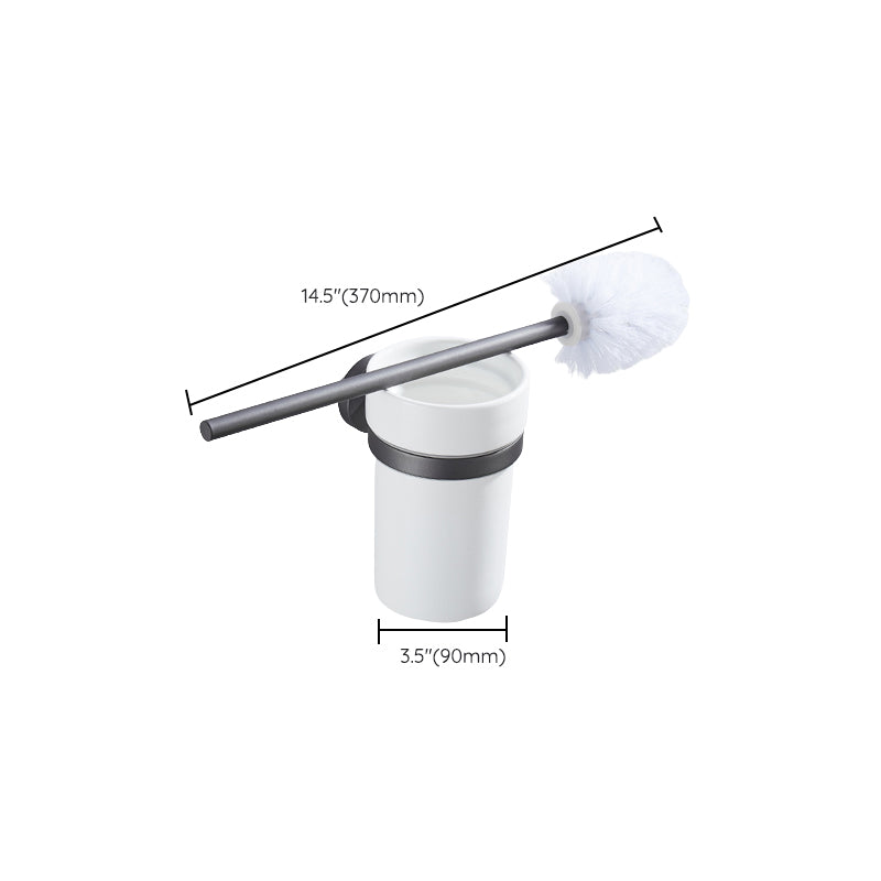 Siopsrl| Traditional Gray Brass Bathroom Hardware Set Towel Bar Bathroom Hardware Set