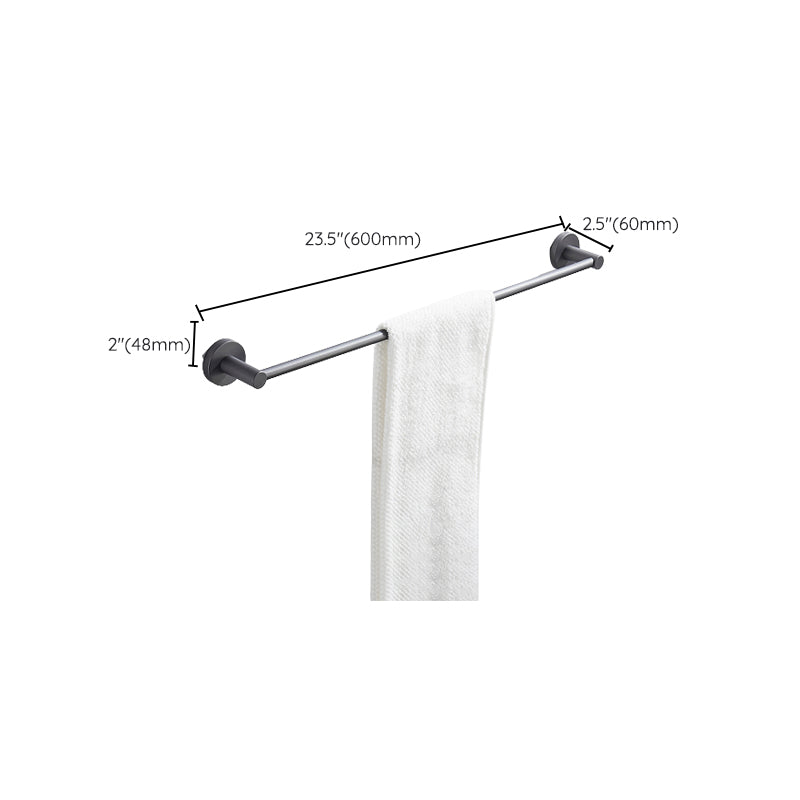 Siopsrl| Traditional Gray Brass Bathroom Hardware Set Towel Bar Bathroom Hardware Set