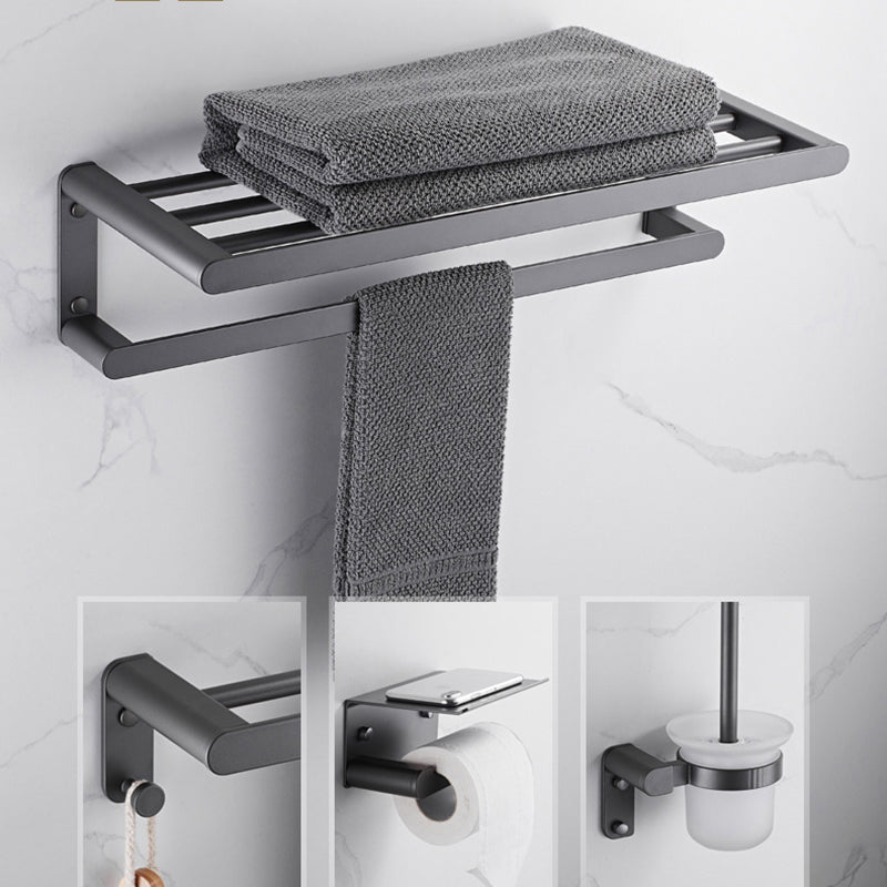 Siopsrl| Modern Stainless Steel Towel Ring Bathroom Set Bathroom Shelf Bathroom Accessories Set