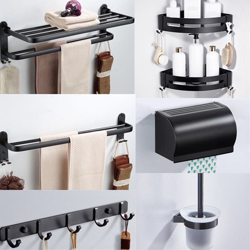 Siopsrl| Modern Bathroom Hardware Toilet Paper Holder Bathroom Shelf Bathroom Accessories Set