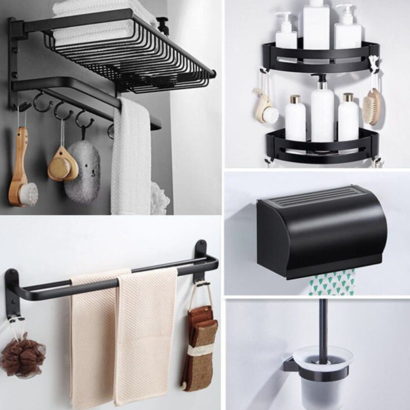 Siopsrl| Modern Bathroom Hardware Toilet Paper Holder Bathroom Shelf Bathroom Accessories Set