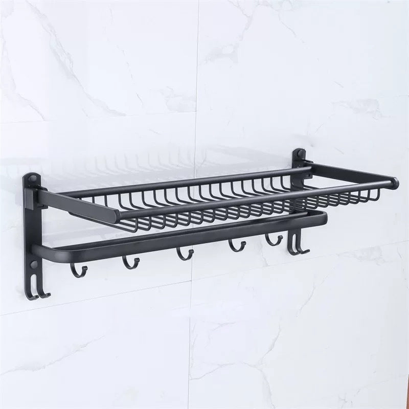 Siopsrl| Modern Bathroom Hardware Toilet Paper Holder Bathroom Shelf Bathroom Accessories Set