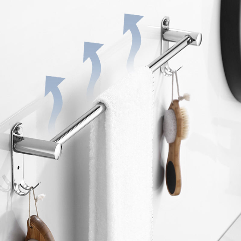 Siopsrl| Modern Bathroom Accessory Set Stainless Steel Bathroom Shelf Bathroom Set