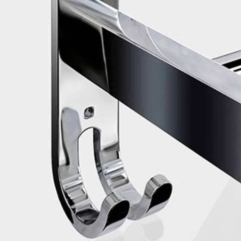 Siopsrl| Contemporary Chrome Bathroom Hardware Set Polished Chrome Bathroom Set Made of Stainless Steel