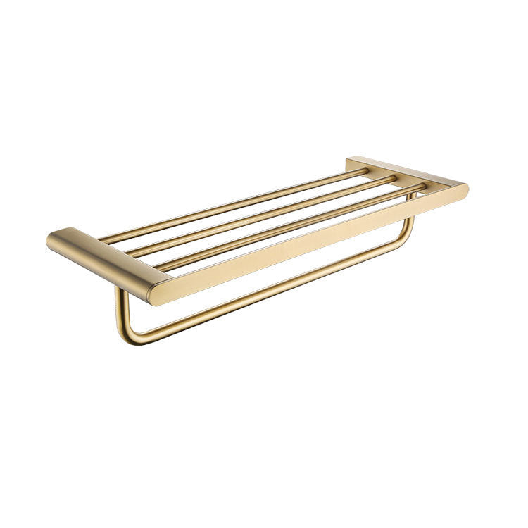 Siopsrl| 5-piece modern bathroom accessory set made of stainless steel with towel rail/robe hooks/toilet paper holder