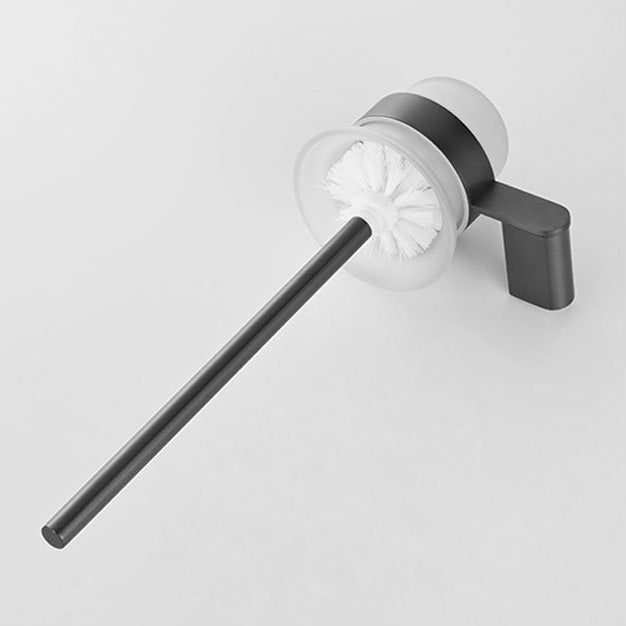 Siopsrl| 5-piece modern bathroom accessory set made of stainless steel with towel rail/robe hooks/toilet paper holder