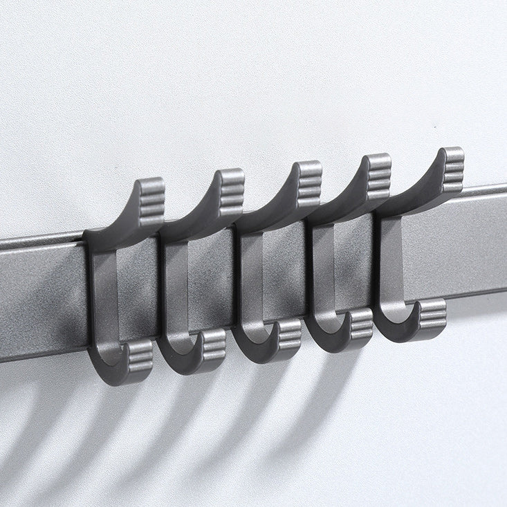 Siopsrl| Contemporary Gray Bathroom Hardware Set Bathroom Shelf/Towel Bar Including Bathroom Set
