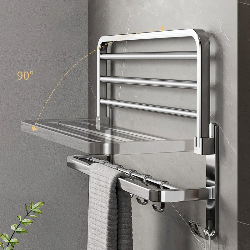 Siopsrl| Modern Bathroom Accessory Set Paper Holder Bathroom Shelf Stainless Steel Bathroom Hardware