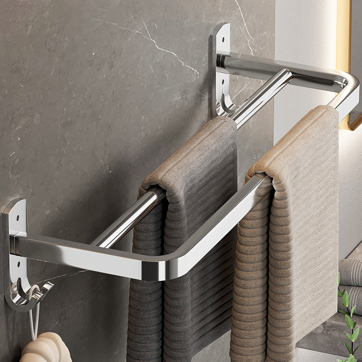 Siopsrl| Modern Bathroom Accessory Set Paper Holder Bathroom Shelf Stainless Steel Bathroom Hardware