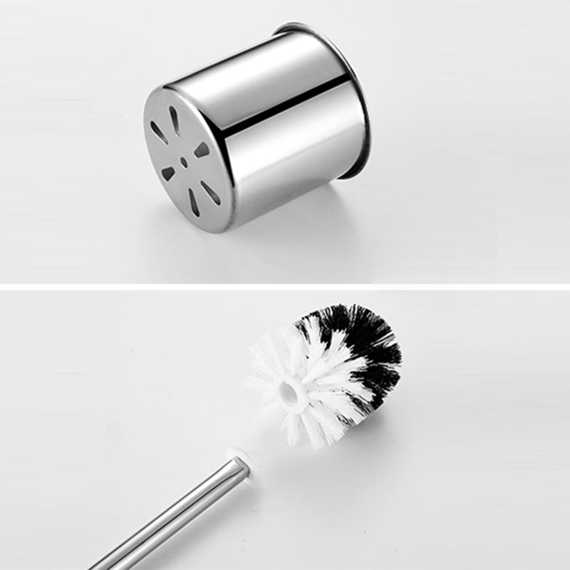 Siopsrl| Silver/Black Bathroom Hardware Set Modern Bathroom Accessories Hardware Set